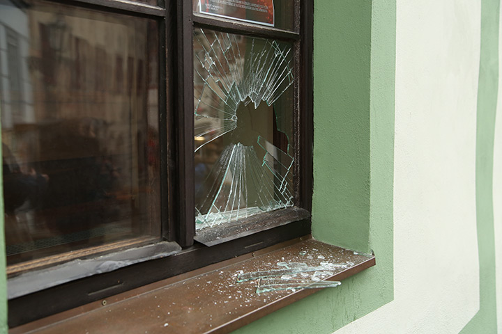 A2B Glass are able to board up broken windows while they are being repaired in Stratford.